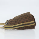 GUCCI GG Canvas Tote Bag Beige Gold 31244 Auth 158476-4