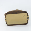 GUCCI GG Canvas Tote Bag Beige Gold 31244 Auth 158476-5