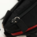 PRADA Sports Shoulder Bag Nylon Black Silver Auth 158478-9