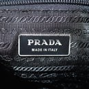 PRADA Sports Shoulder Bag Nylon Black Silver Auth 158478-21