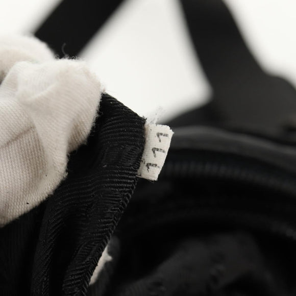 PRADA Sports Shoulder Bag Nylon Black Silver Auth 158478