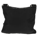 PRADA Sports Shoulder Bag Nylon Black Silver Auth 158478-2