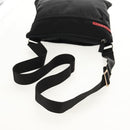 PRADA Sports Shoulder Bag Nylon Black Silver Auth 158478-7