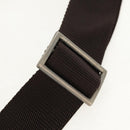 PRADA Shoulder Bag Nylon Khaki Silver Auth 158481-8