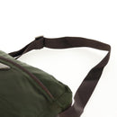 PRADA Shoulder Bag Nylon Khaki Silver Auth 158481-9