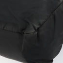 PRADA Hand Bag Nylon Black Silver Auth 158483-15