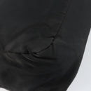 PRADA Hand Bag Nylon Black Silver Auth 158483-16