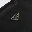 PRADA Hand Bag Nylon Black Silver Auth 158483-17