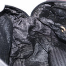 PRADA Hand Bag Nylon Black Silver Auth 158483-20