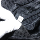 PRADA Hand Bag Nylon Black Silver Auth 158483-12