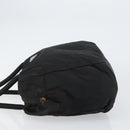 PRADA Hand Bag Nylon Black Silver Auth 158483-4