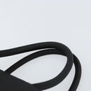 PRADA Hand Bag Nylon Black Silver Auth 158483-8