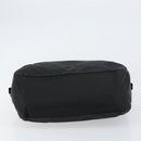 PRADA Hand Bag Nylon Black Silver Auth 158483-5