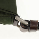 PRADA Shoulder Bag Nylon Khaki Silver Auth 158484-9