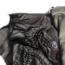 PRADA Shoulder Bag Nylon Khaki Silver Auth 158484-23