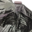 PRADA Shoulder Bag Nylon Khaki Silver Auth 158484-24