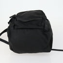 PRADA Backpack Nylon Black Silver Auth 158485-11