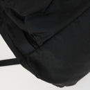 PRADA Backpack Nylon Black Silver Auth 158485-13