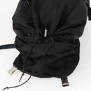 PRADA Backpack Nylon Black Silver Auth 158485-19