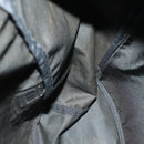 PRADA Backpack Nylon Black Silver Auth 158485-23