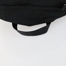 PRADA Backpack Nylon Black Silver Auth 158485-7