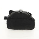 PRADA Shoulder Bag Nylon Silver Black Auth 158486-6