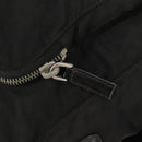 PRADA Shoulder Bag Nylon Silver Black Auth 158486-24