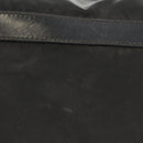 PRADA Shoulder Bag Nylon Silver Black Auth 158486-3