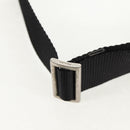 PRADA Shoulder Bag Nylon Silver Black Auth 158486-14