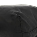 PRADA Shoulder Bag Nylon Silver Black Auth 158487-19