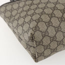 GUCCI GG Supreme Tote Bag PVC Leather Beige 211138 Auth 158488-17