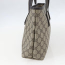 GUCCI GG Supreme Tote Bag PVC Leather Beige 211138 Auth 158488-4