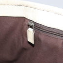 GUCCI GG Supreme Tote Bag PVC Beige Silver 114595 Auth 158492-20