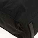 PRADA Tote Bag Nylon Black Silver Auth 158494-17