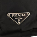 PRADA Tote Bag Nylon Black Silver Auth 158494-19