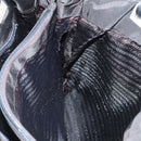 PRADA Tote Bag Nylon Black Silver Auth 158494-22