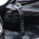 PRADA Tote Bag Nylon Black Silver Auth 158494-27