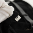 PRADA Tote Bag Nylon Black Silver Auth 158494-12