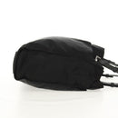 PRADA Tote Bag Nylon Black Silver Auth 158494-4