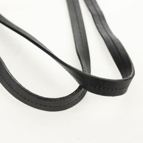 PRADA Tote Bag Nylon Black Silver Auth 158494