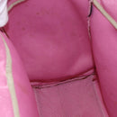 PRADA Tote Bag Canvas Pink Auth 158495-17