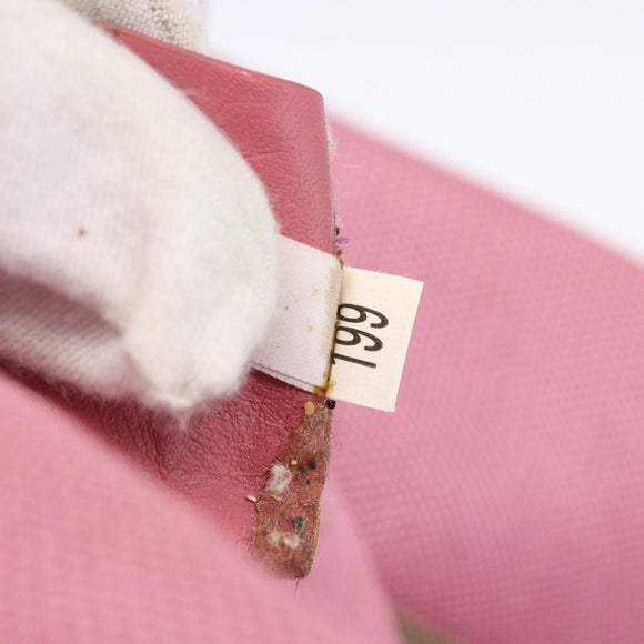 PRADA Draagtas Canvas Roze Auth 158495