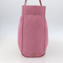 PRADA Draagtas Canvas Roze Auth 158495-4