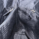 PRADA Tote Bag Nylon Black Silver Auth 158496-19