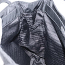 PRADA Tote Bag Nylon Black Silver Auth 158497-18