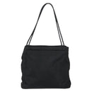 PRADA Tote Bag Nylon Black Silver Auth 158497-13