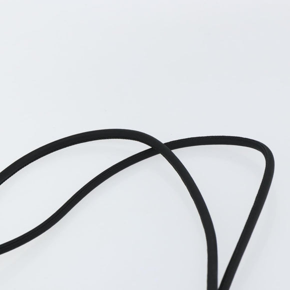 PRADA Tote Bag Nylon Black Silver Auth 158497