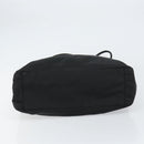 PRADA Tote Bag Nylon Black Silver Auth 158497-5