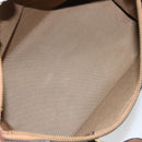 GUCCI GG Supreme Boston Bag PVC Old Gucci Beige Gold Auth 158499-11