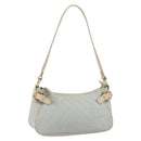 Salvatore Ferragamo Shoulder Bag Leather PVC Light Blue Gold Auth 158503-1